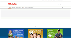 Desktop Screenshot of mathmastery.com